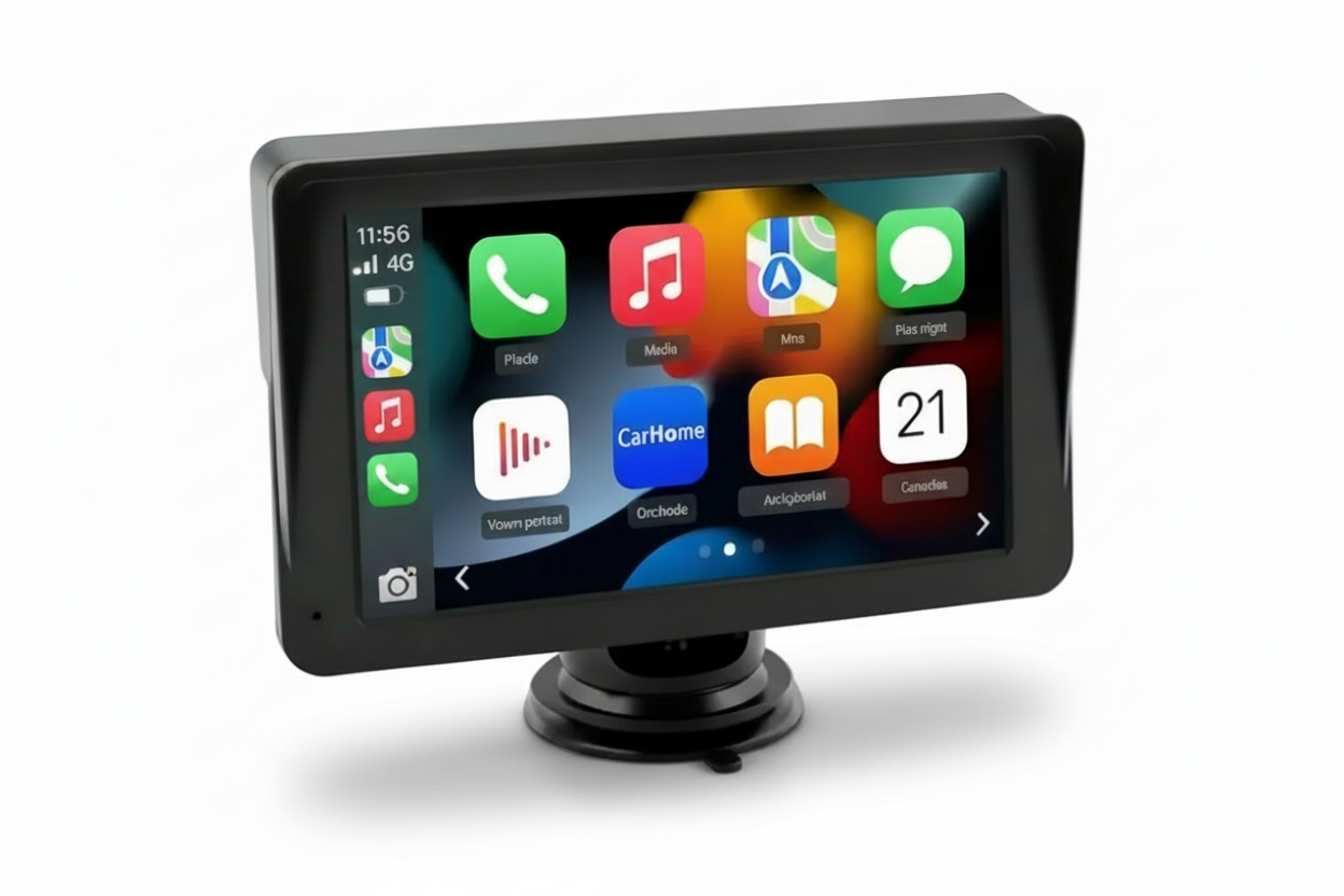 Pantalla CarPlay y Android Auto + Cámara (7 Pulgadas)